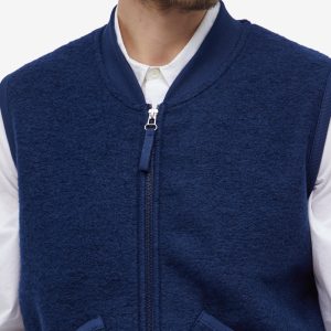 Universal Works Wool Fleece Zip Waistcoat