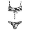 The Attico Zebra Print Bikini