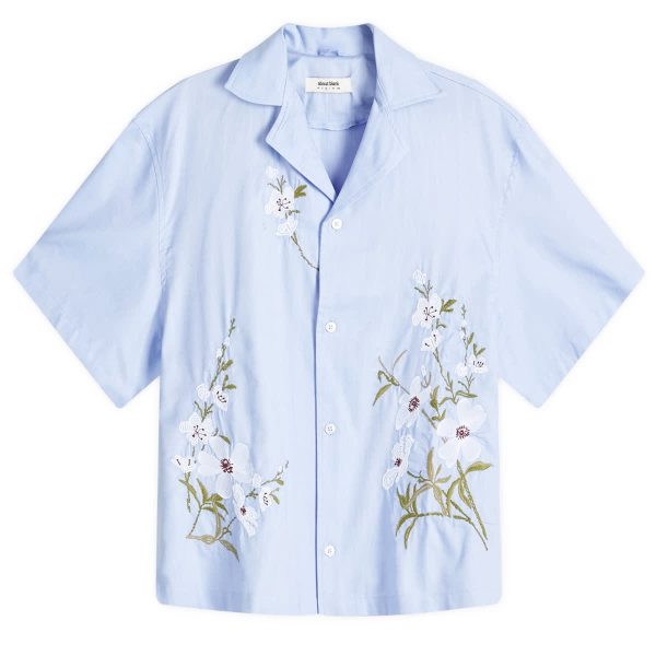 about:blank Floral Cropped Vacation Shirt