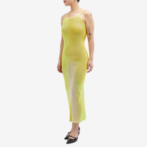 Acne Studios Tie Dye Mesh Maxi Dress