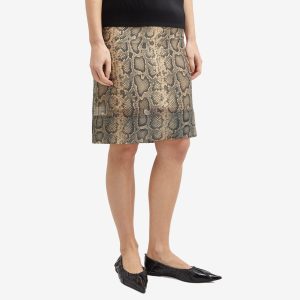 Sportmax Desio Snakeskin Mini Skirt