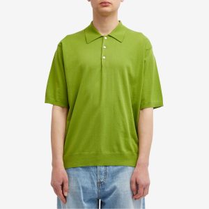 Auralee Cotton Knit Polo