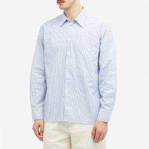 Universal Works Security Stripe Square Pocket Shirt