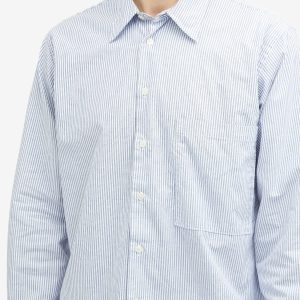 Universal Works Security Stripe Square Pocket Shirt