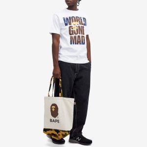 A Bathing Ape 1st Camo Ape Head Tote Bag