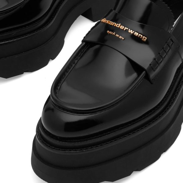 Alexander Wang Patent Leather Platform Loafer