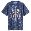 A Bathing Ape All Over Colour Camo Shark T-Shirt