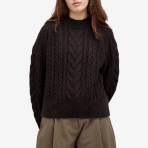 Studio Nicholson Cable Knit Crew Neck