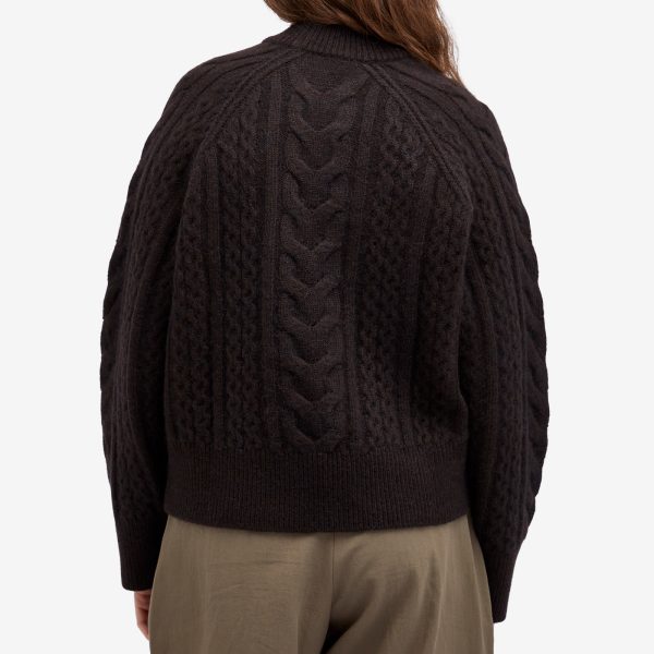 Studio Nicholson Cable Knit Crew Neck