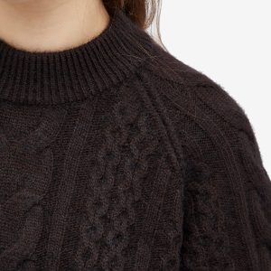 Studio Nicholson Cable Knit Crew Neck