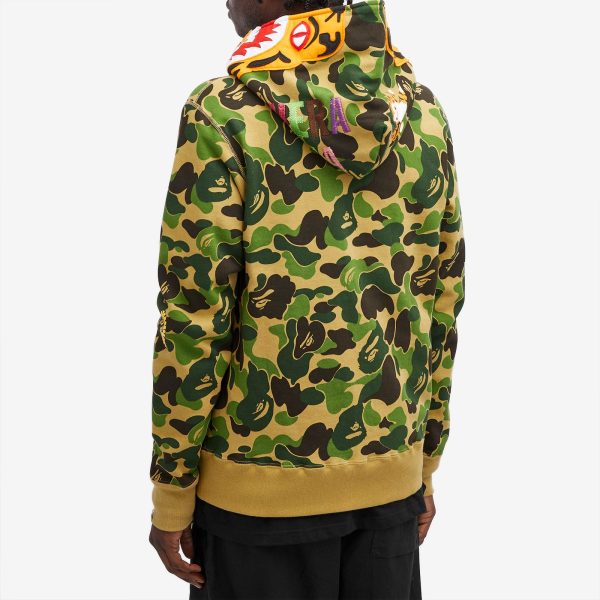 A Bathing Ape ABC Camo Tiger Zip Hoodie