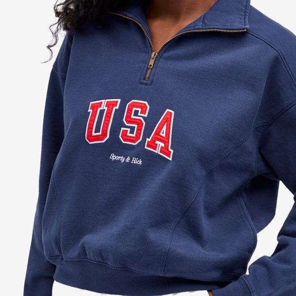 Sporty & Rich USA Quarter Zip