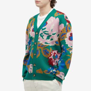 Drôle de Monsieur Peony Intarsia Cardigan