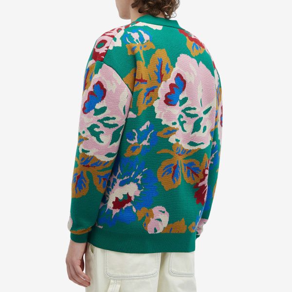 Drôle de Monsieur Peony Intarsia Cardigan