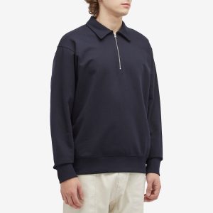 Norse Projects Ketel Tonal Logo Half Zip Sweat