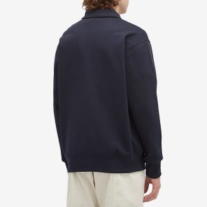 Norse Projects Ketel Tonal Logo Half Zip Sweat