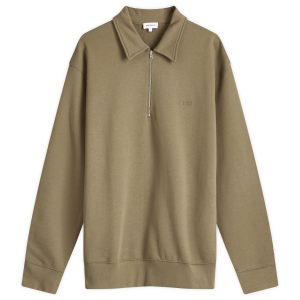 Norse Projects Ketel Tonal Logo Half Zip Sweat