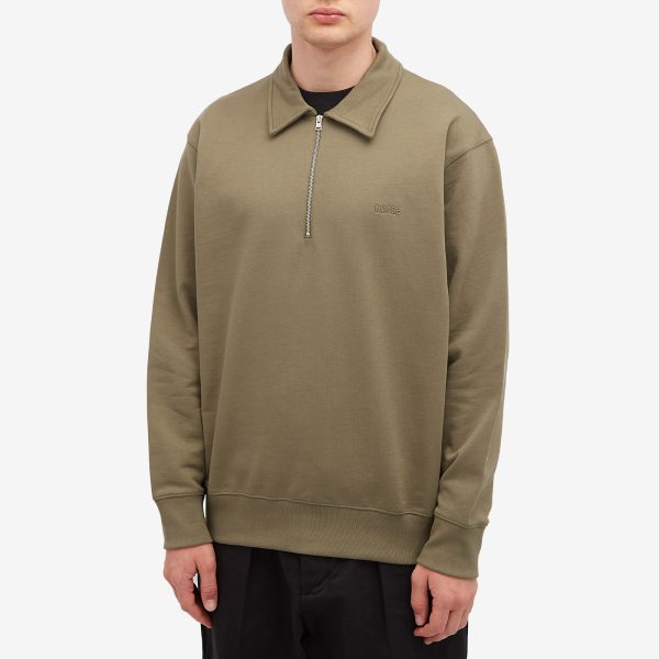 Norse Projects Ketel Tonal Logo Half Zip Sweat