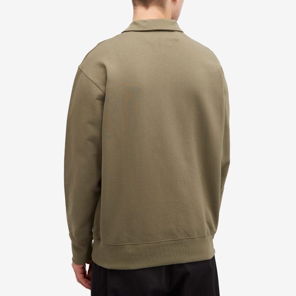 Norse Projects Ketel Tonal Logo Half Zip Sweat