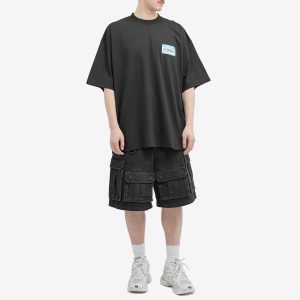 VETEMENTS Multi Pocket Cargo Denim Shorts