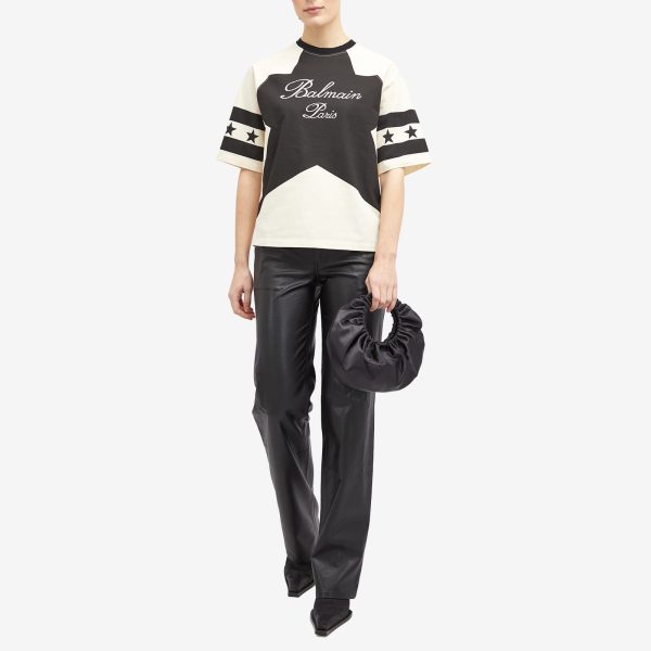 Balmain Signature Stars Bulky T-Shirt