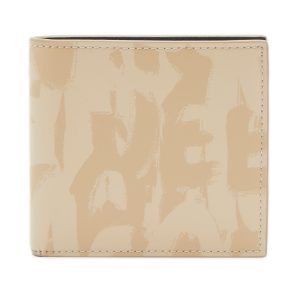 Alexander McQueen Graffiti Logo Billfold Wallet