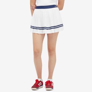 Sporty & Rich Serif Logo Pleated Skirt