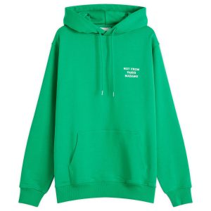 Drôle de Monsieur Not From Paris Madame Slogan Hoodie