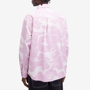 A Bathing Ape Solid Camo Button Down Shirt