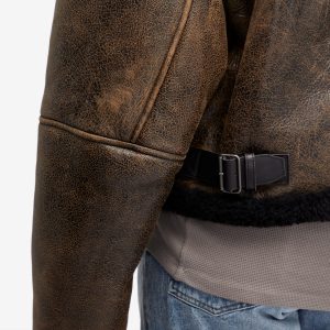 Acne Studios Leather Shearling Jacket