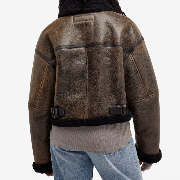 Acne Studios Leather Shearling Jacket