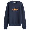 Maison Kitsune Outdoor Profile Fox Comfort Crew Sweatshirt