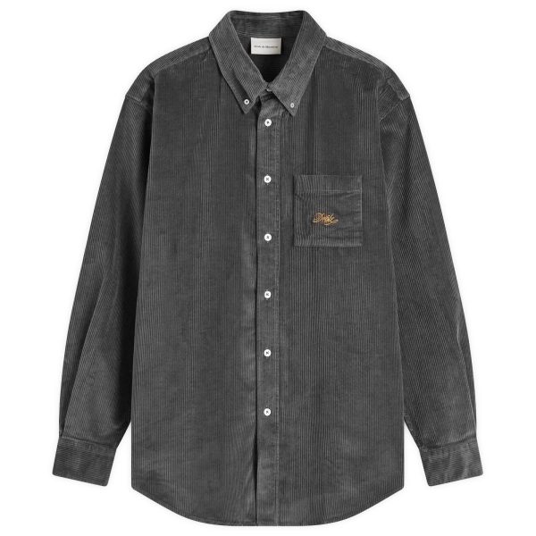 Drôle de Monsieur Logo Corduroy Shirt