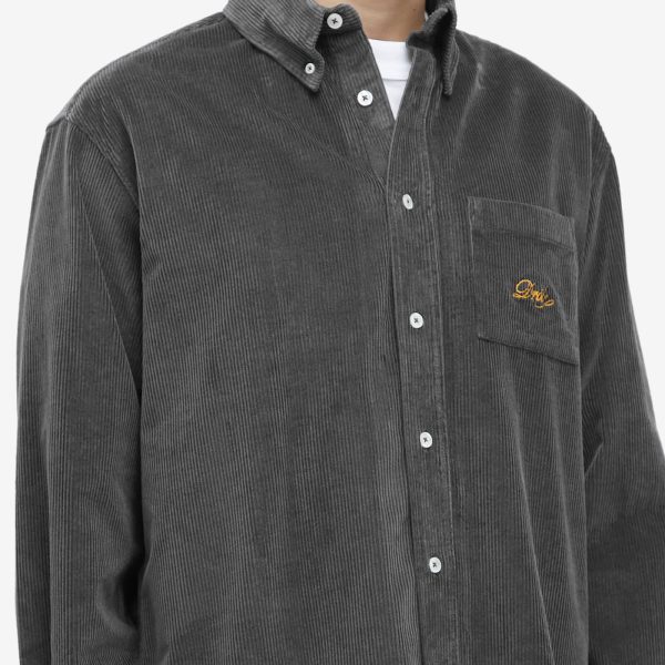 Drôle de Monsieur Logo Corduroy Shirt