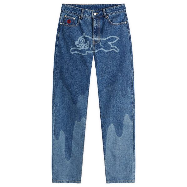 ICECREAM Running Dog Lazer Drip Jean