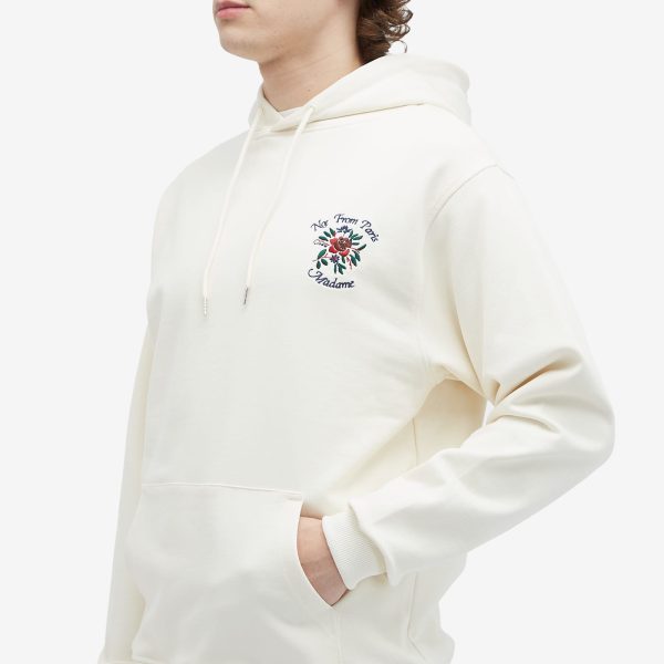 Drôle de Monsieur Flowers Slogan Hoodie