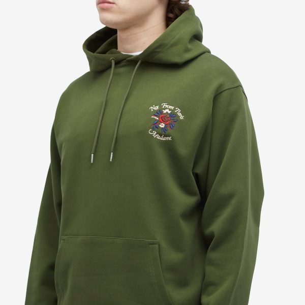 Drôle de Monsieur Flowers Slogan Hoodie