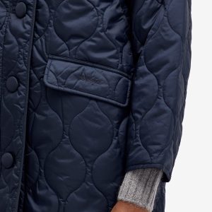 Barbour x Alexa Chung Long Quilted Jacket