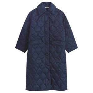 Barbour x Alexa Chung Long Quilted Jacket