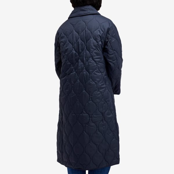 Barbour x Alexa Chung Long Quilted Jacket