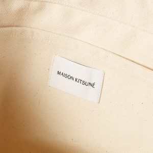 Maison Kitsune Fox Head Tote Bag