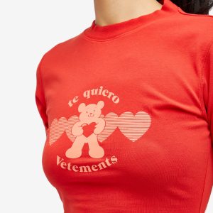 VETEMENTS Te Quiero Fitted T-Shirt