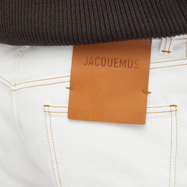 Jacquemus Droit Large Tab Denim Jeans