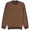 Balmain Mini Monogram Jacquard Knitted Jumper