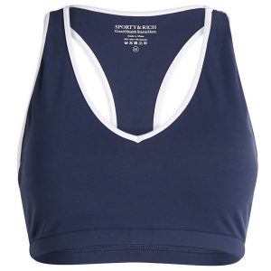 Sporty & Rich Runner Box V-Neck Sports Bra