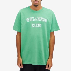 Sporty & Rich Wellness Club Flocked T-Shirt