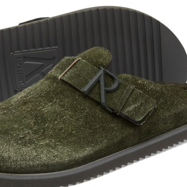 Represent Initial Mule - Fleck Hairy Suede