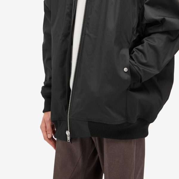 Rick Owens Jumbo Peter Heavy Cotton Poplin Flight Jacket