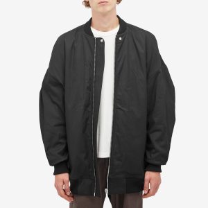 Rick Owens Jumbo Peter Heavy Cotton Poplin Flight Jacket