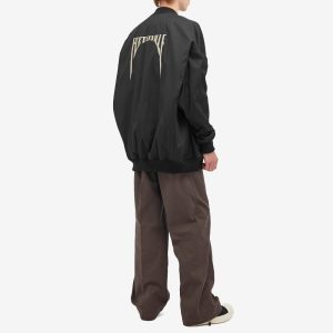 Rick Owens Jumbo Peter Heavy Cotton Poplin Flight Jacket